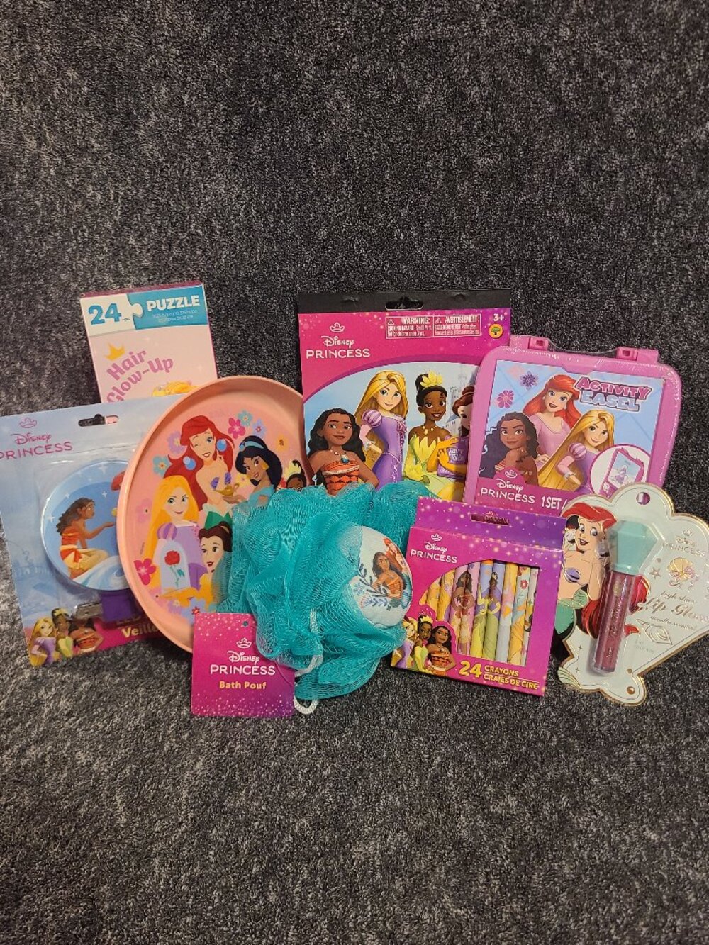 Disney Princesses 8 piece Gift set for kids- Little Mermaid Pocahontas